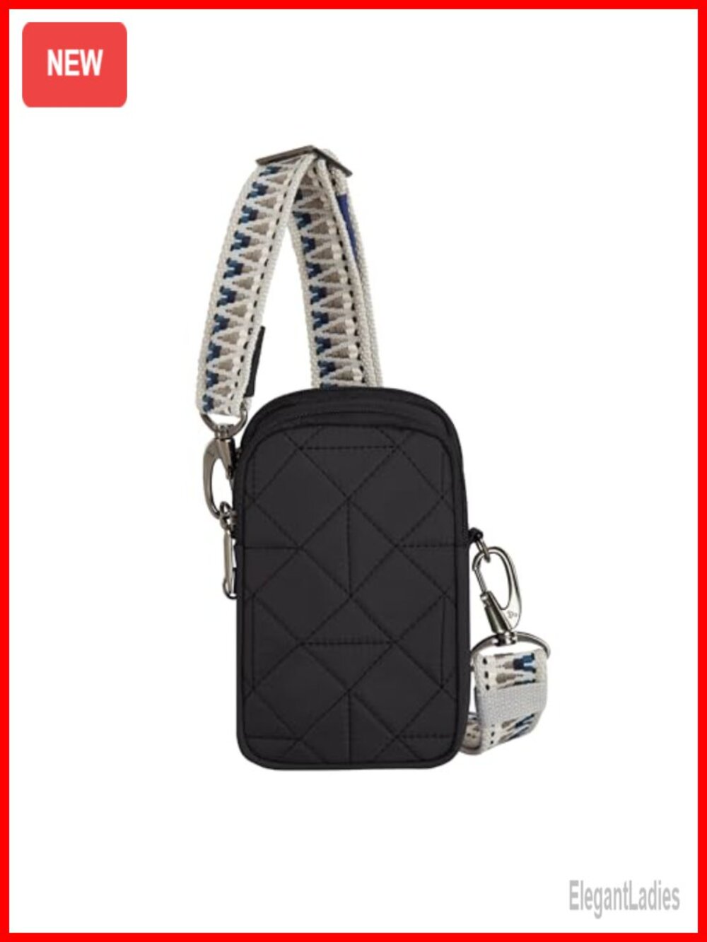 Travelon Anti-Theft Crossbody Bag with RFID Blocking and Locking Compartments